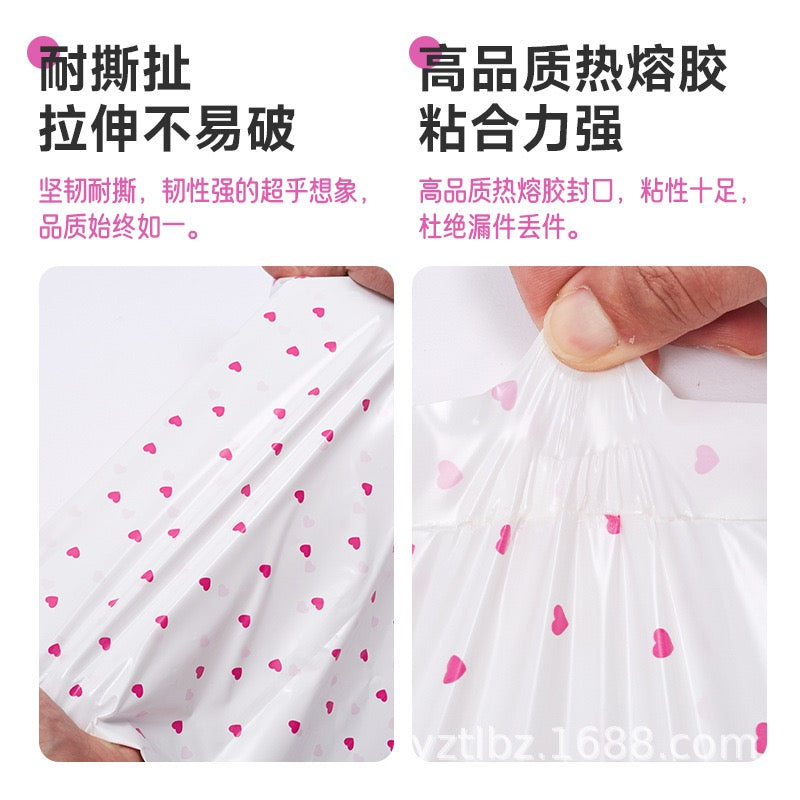 Pink Dots Polymailer Shipping Bag