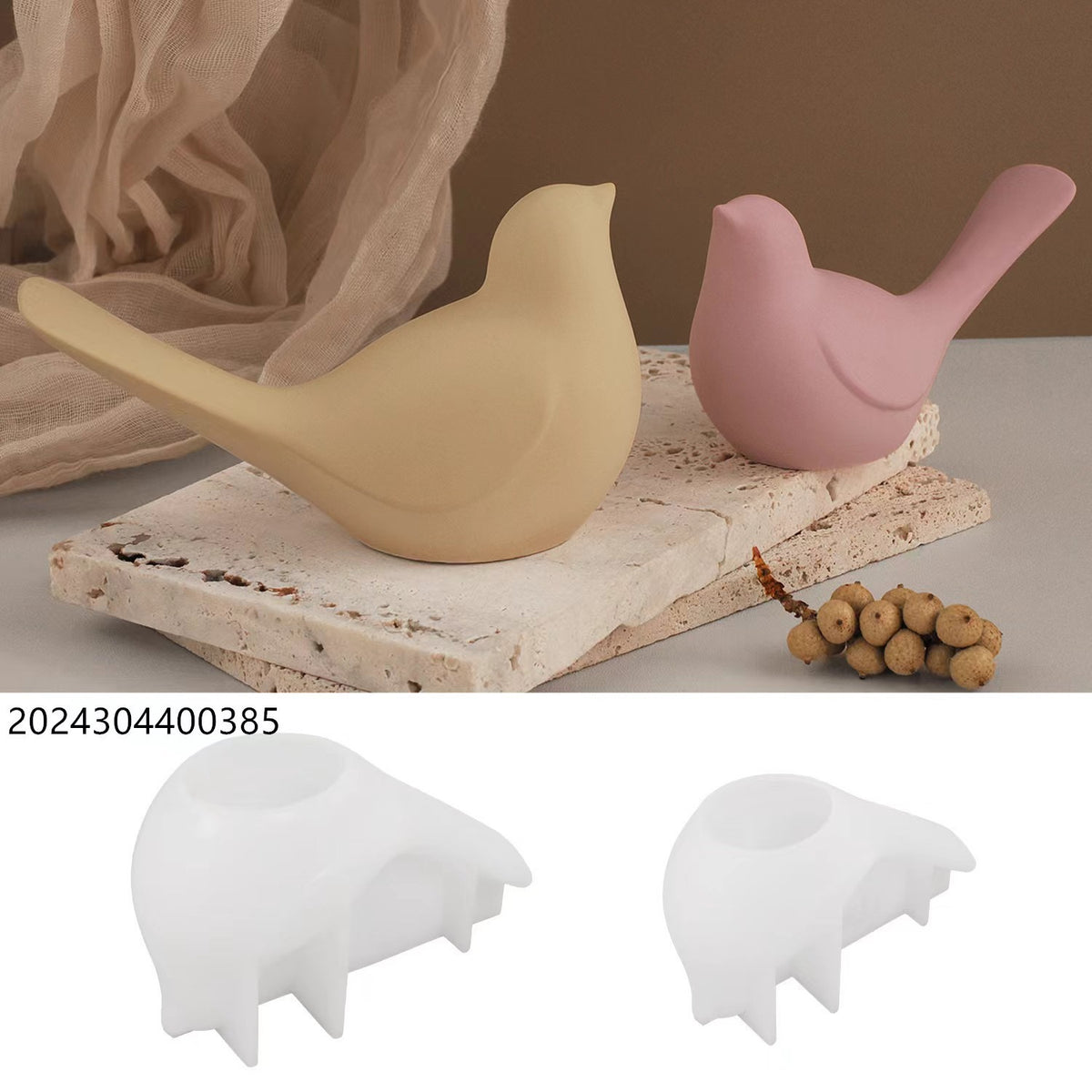 Bird Decorative Home Decor Silicone Mold i010