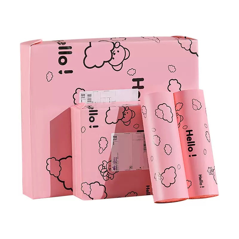 Hello Pink Polymailer Shipping Bag
