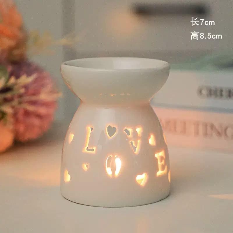 Wax Melt Ceramic Burner (7x8.5cm) L01