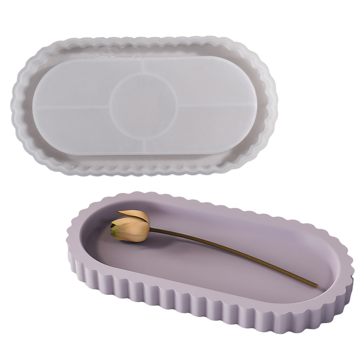 Oval Trinket Tray Silicone Mold g09