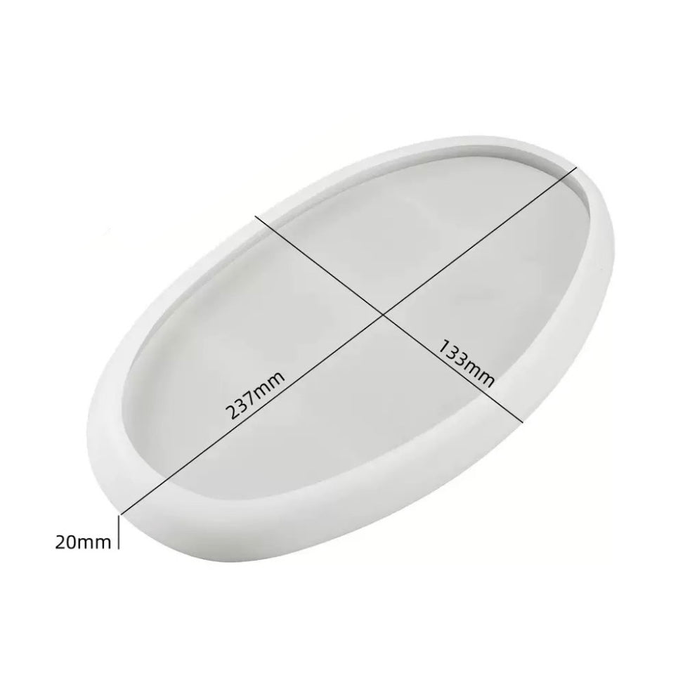 Oval Trinket Tray Silicone Mold g09