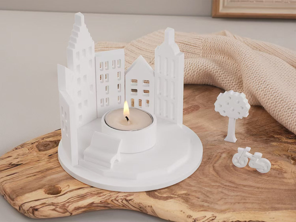 Decorative Tealight Candle Silicone Mold a011