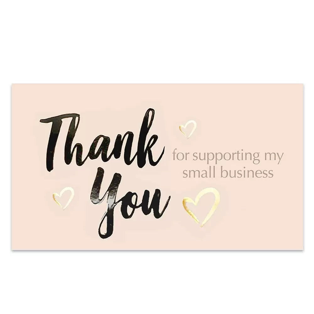 50Pcs Thank You Cards j03