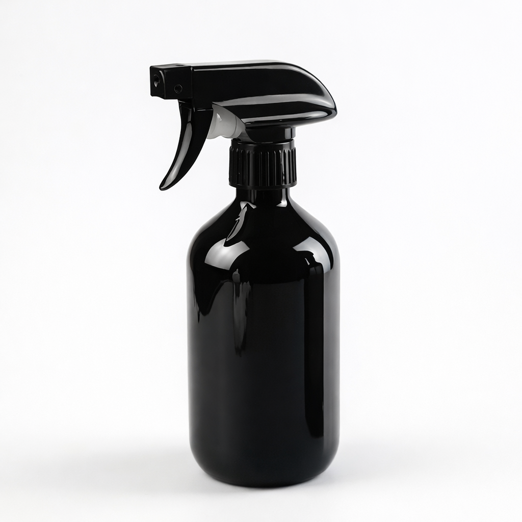 500ML Round Empty Plastic Spray Bottle. (Wide Trigger)