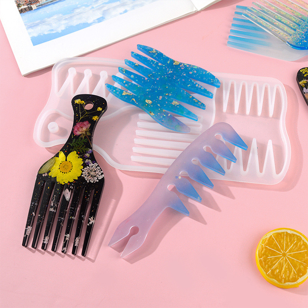 Afro Comb Silicone Mold b09