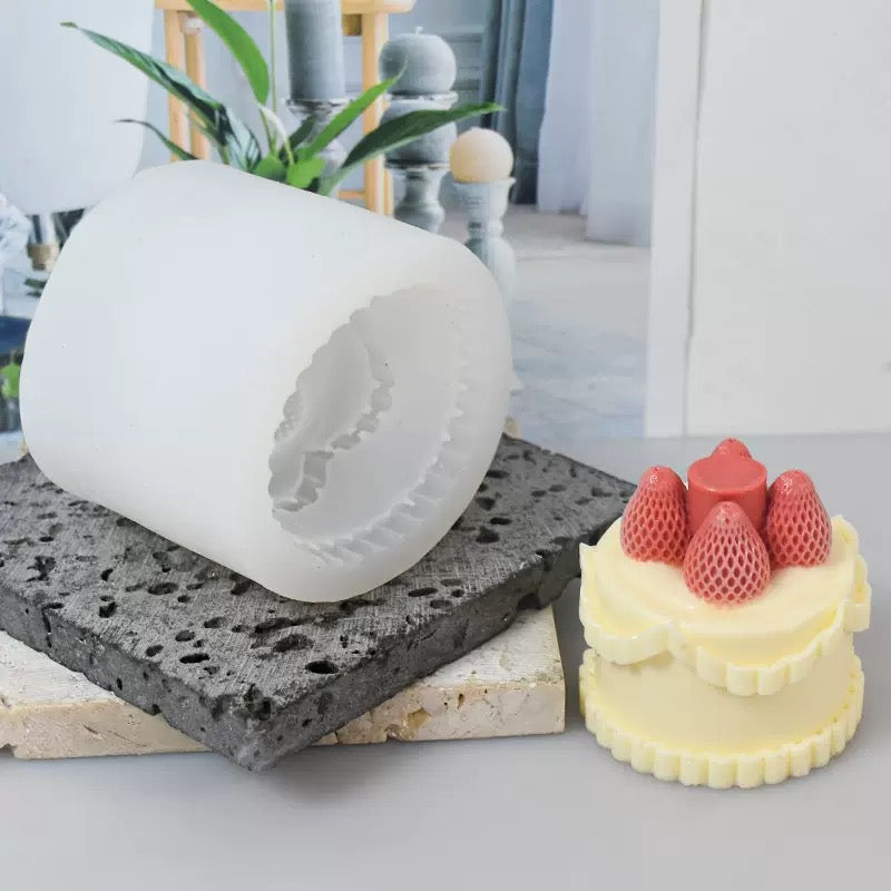 Mini Cake Candle Silicone Mold h015