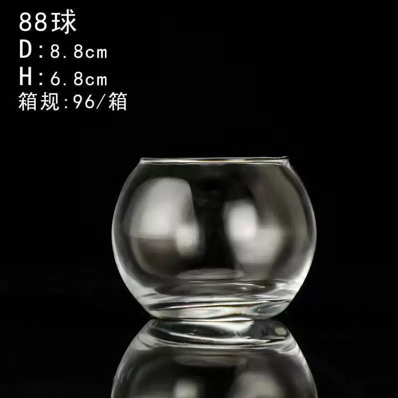 Round Candle Glass Jar