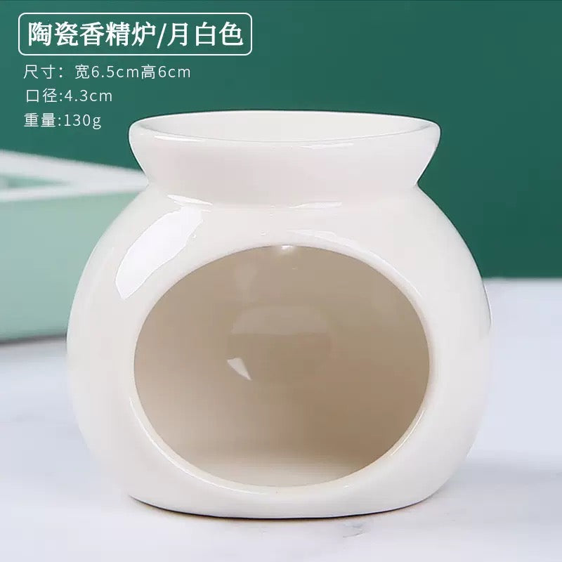 Round Wax Melt Ceramic Burner (6*6.5cm) m02