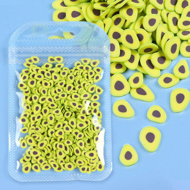 10g Fruit Polymer Clay Slices