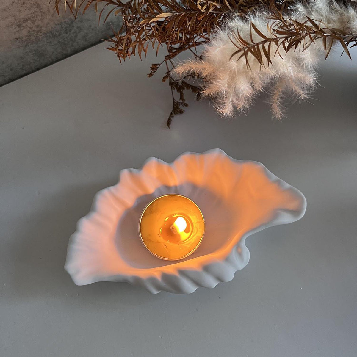 Wave Candle Storage Jar Silicone Mold g07