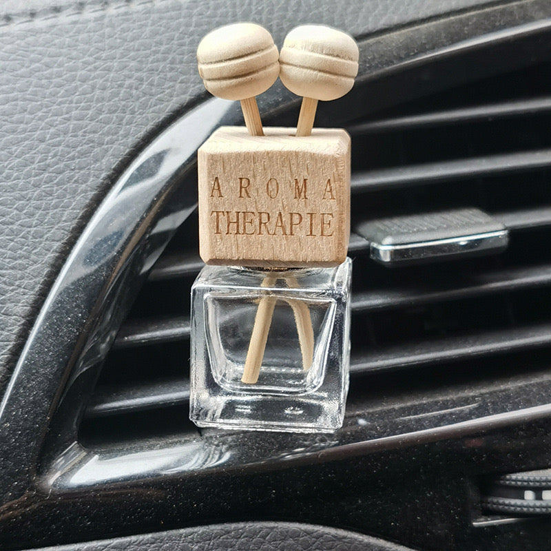Wooden Lid Car Diffuser Bottle/Jar L09