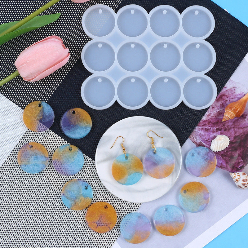 Keychain Circle Silicone Mold