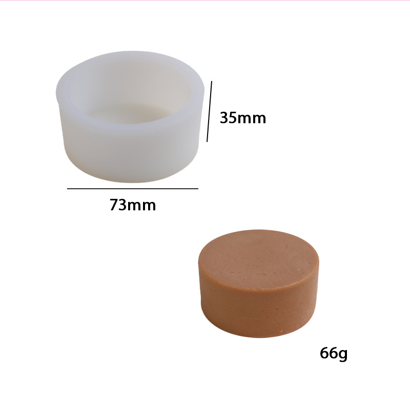 Round Cake Candle Silicone Mold h05/h014
