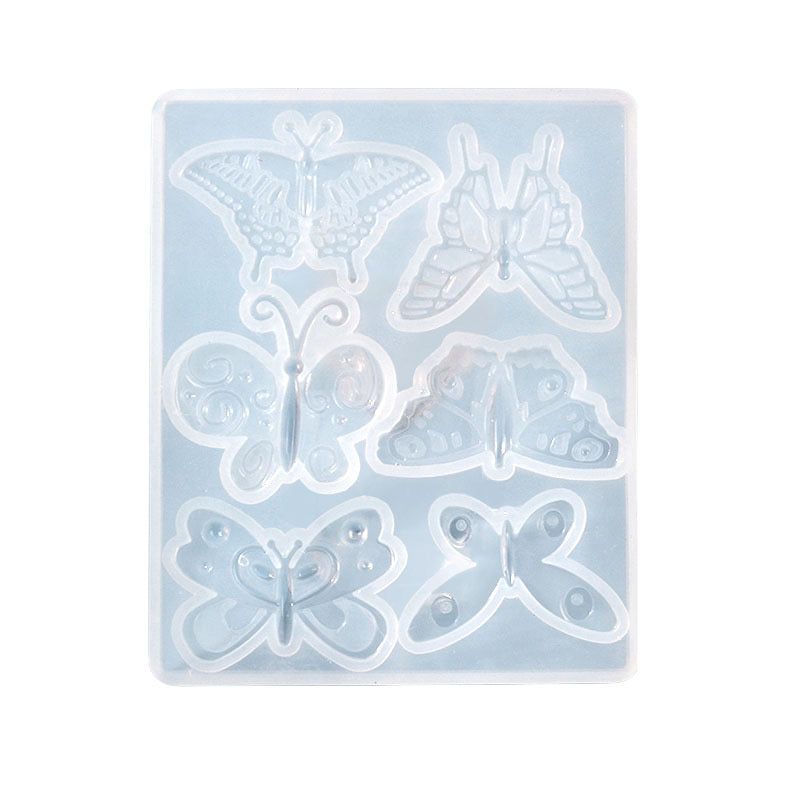 Butterfly Keychain Silicone Mold a07