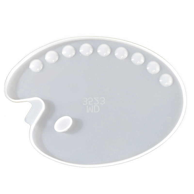 Art Paint Pallet Silicone Mold a05