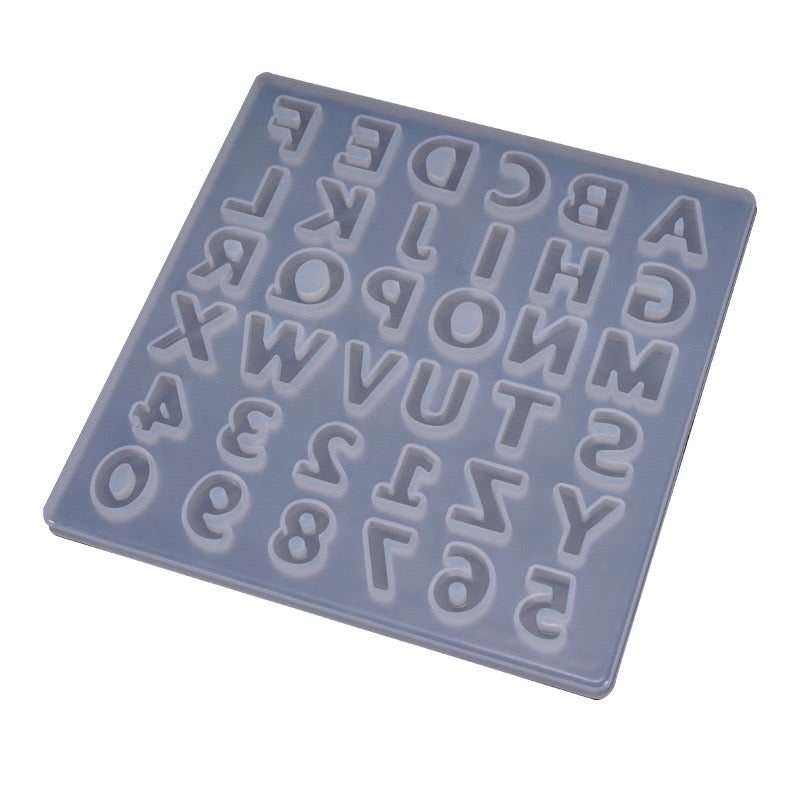 Mini Alphabet Silicone Mold a03