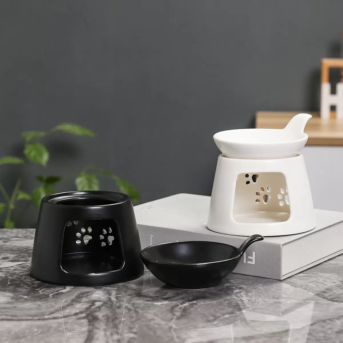 Large Wax Melt Ceramic Burner