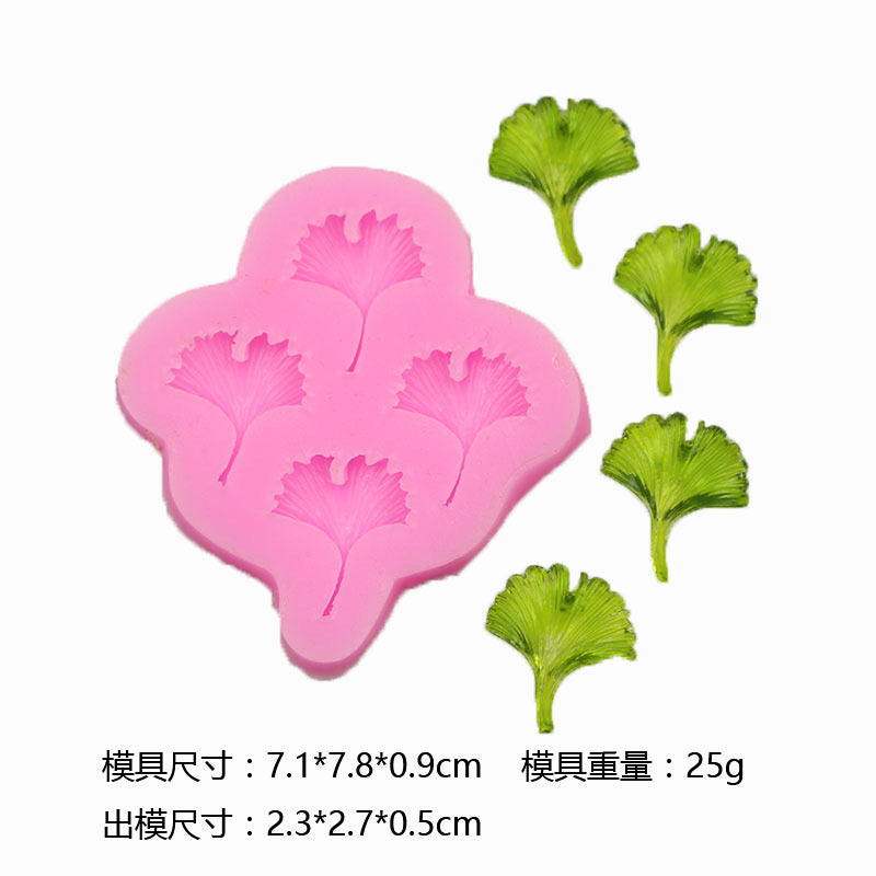 Mini Leaf Silicone Mold h011