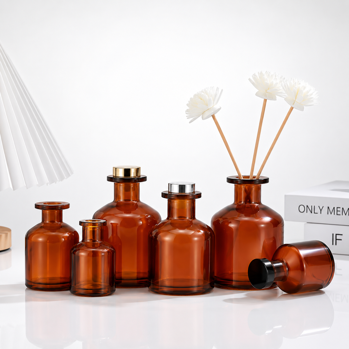 Luxe Amber Diffuser Bottle/Jar