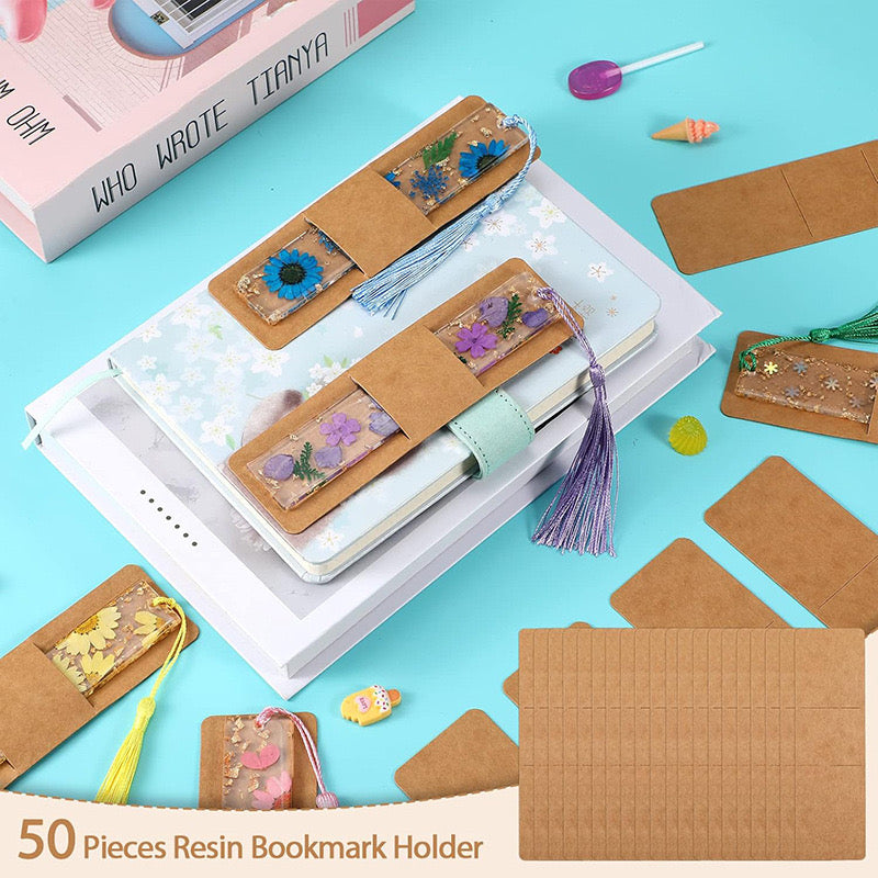 10pcs Bookmark Blank Display Cards