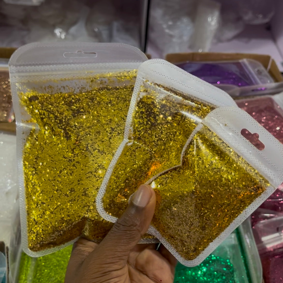 25g-100g Chunky Glitters 12a - 13e