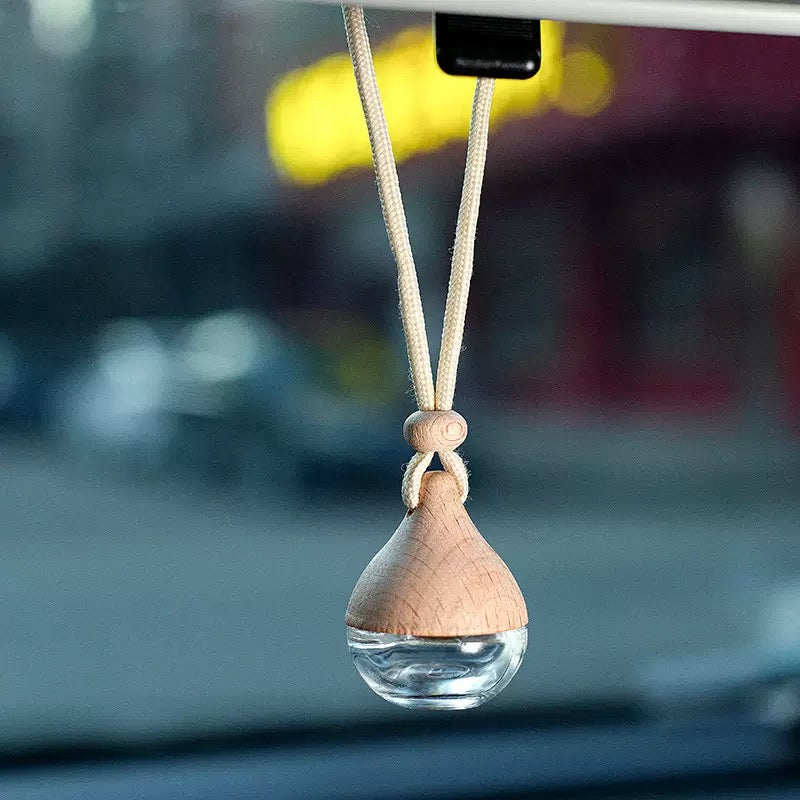 Wooden Lid Car Diffuser Bottle/Jar L09