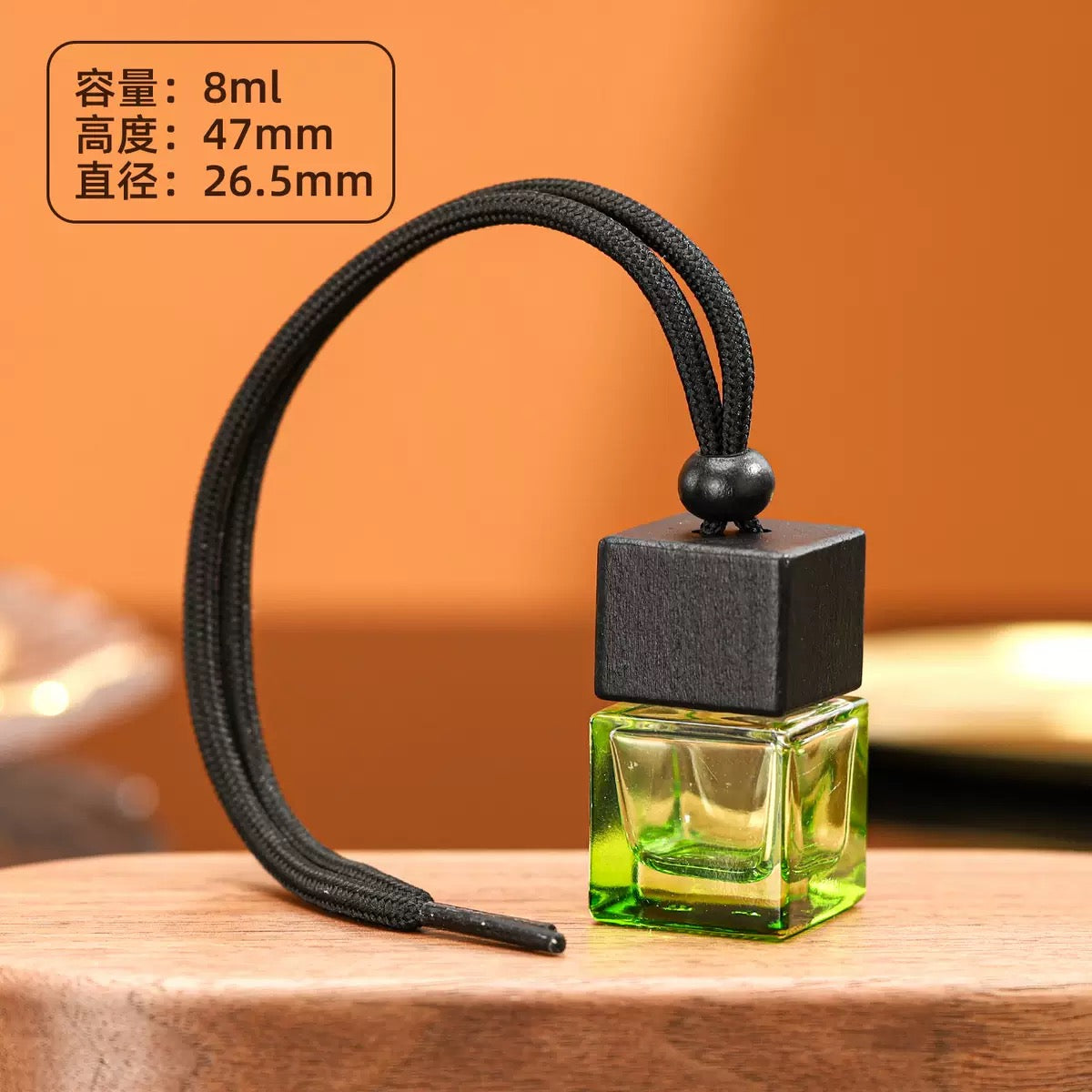 Colorful Wooden Lid Car Diffuser Bottle/Jar m08