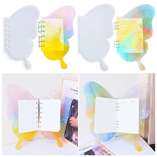 Butterfly Note Book Silicone Mold a06