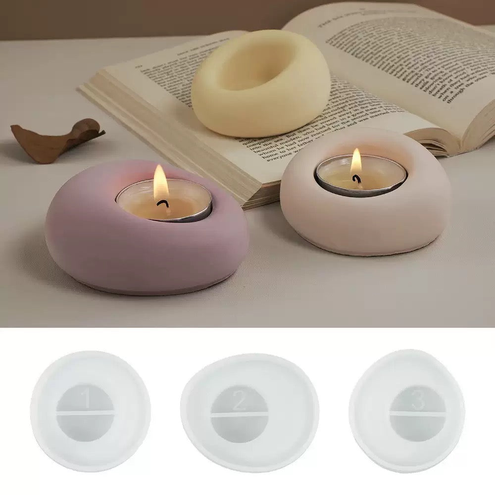 Candle Tealight Silicone Mold a012