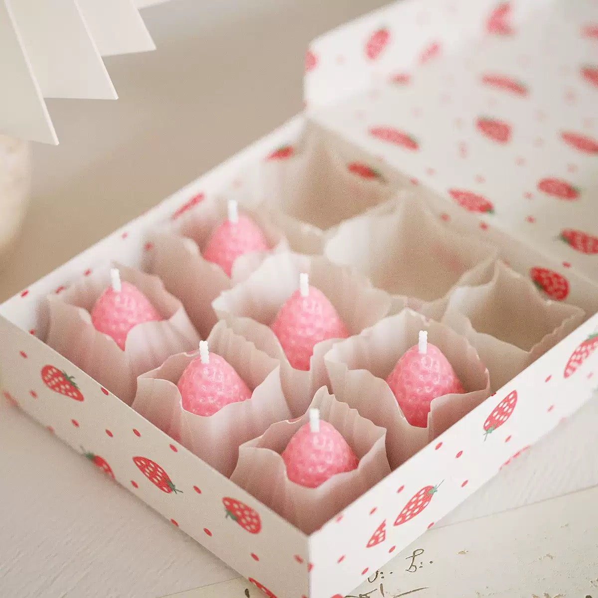 Strawberry Candle Silicone Mold