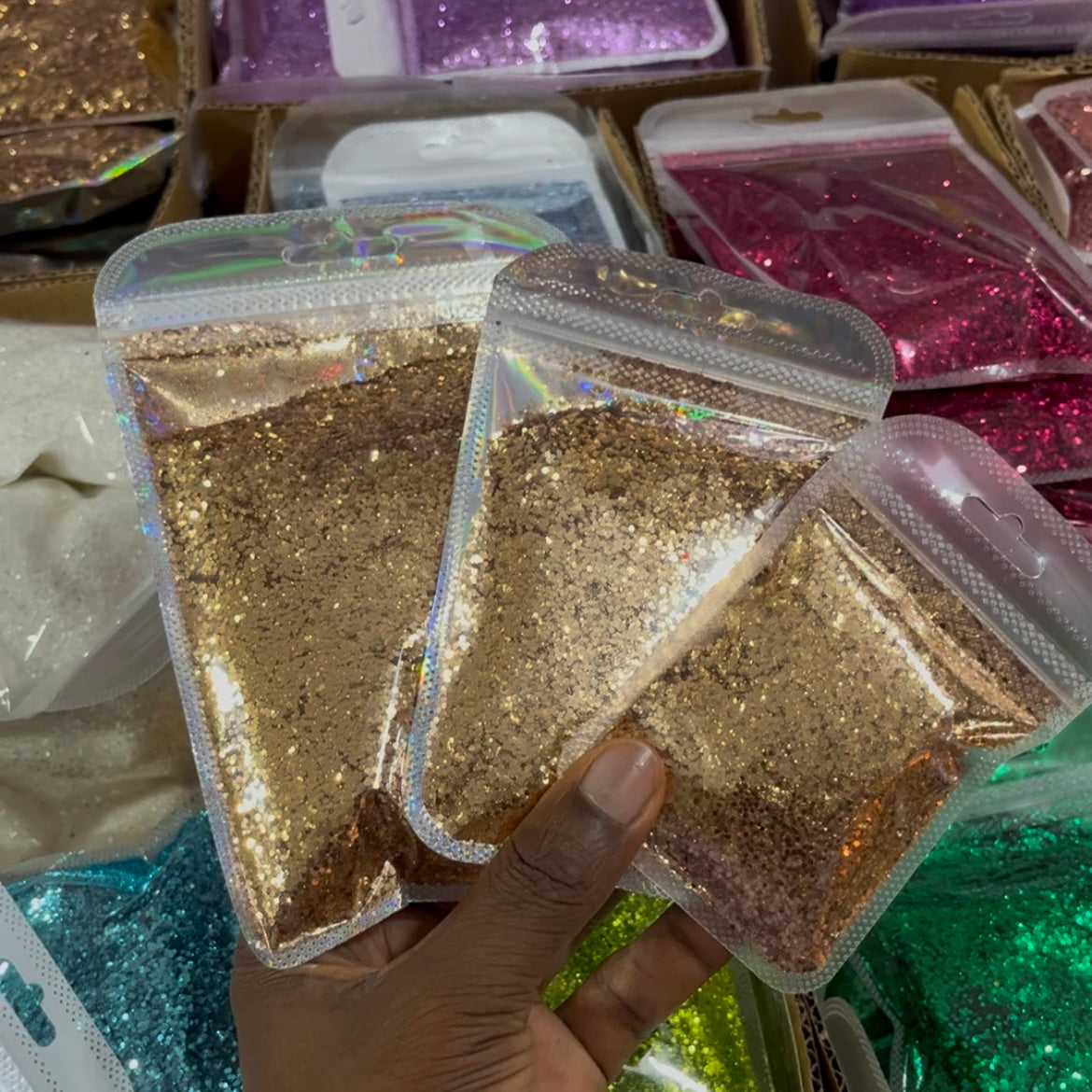 25g-100g Chunky Glitters 12a - 13e