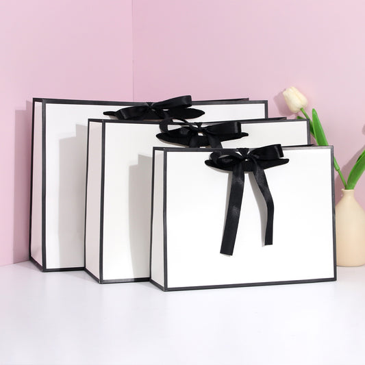10pcs Paper Gift Bags with Bows