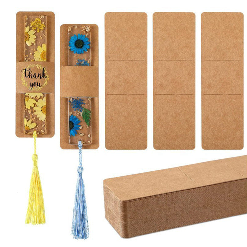 10pcs Bookmark Blank Display Cards