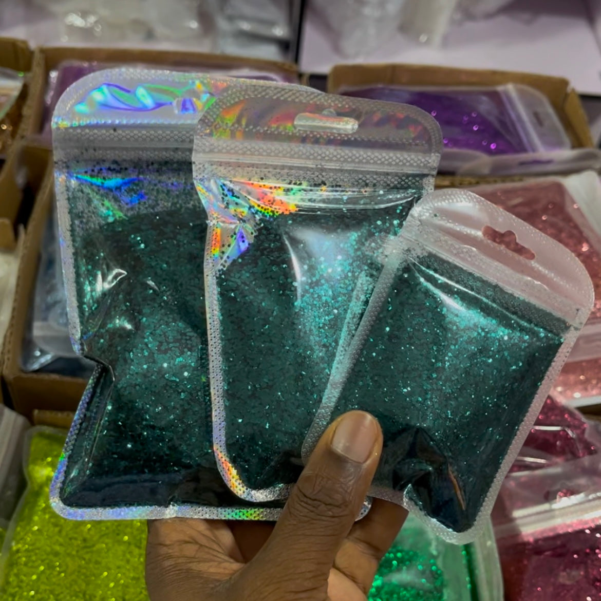 25g-100g Chunky Glitters 12a - 13e