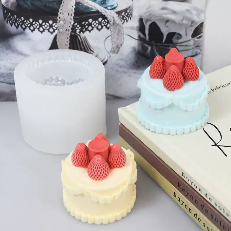 Mini Cake Candle Silicone Mold h015