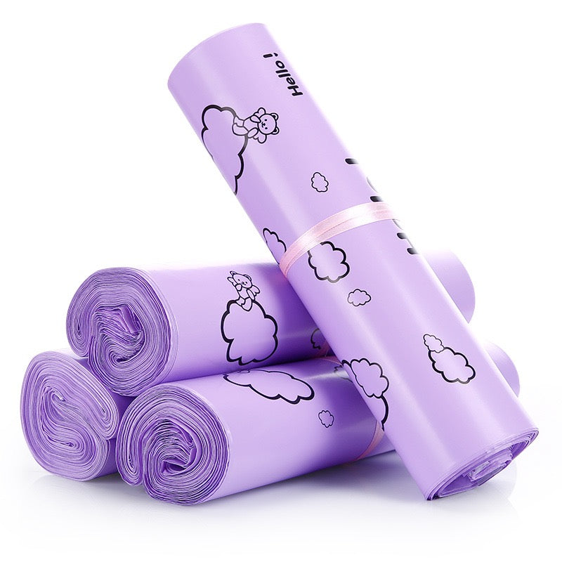 Hello Purple Polymailer Shipping Bag