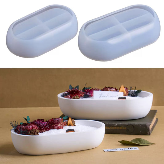 Boat Shaped Candle Jar Silicone Mold