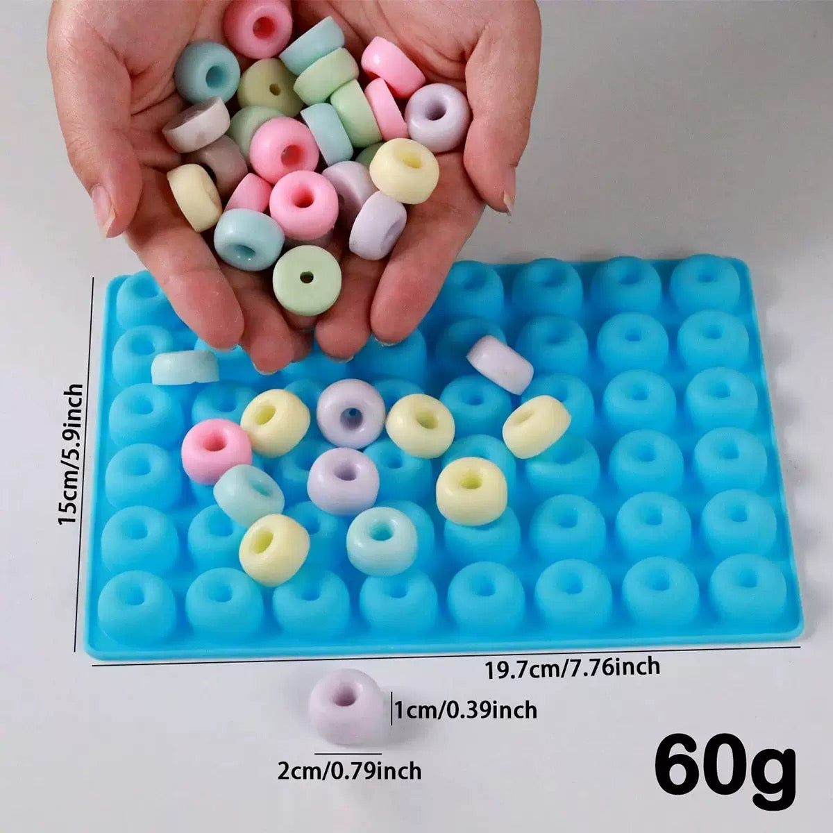 48-Piece Mini Donut Silicone Mold