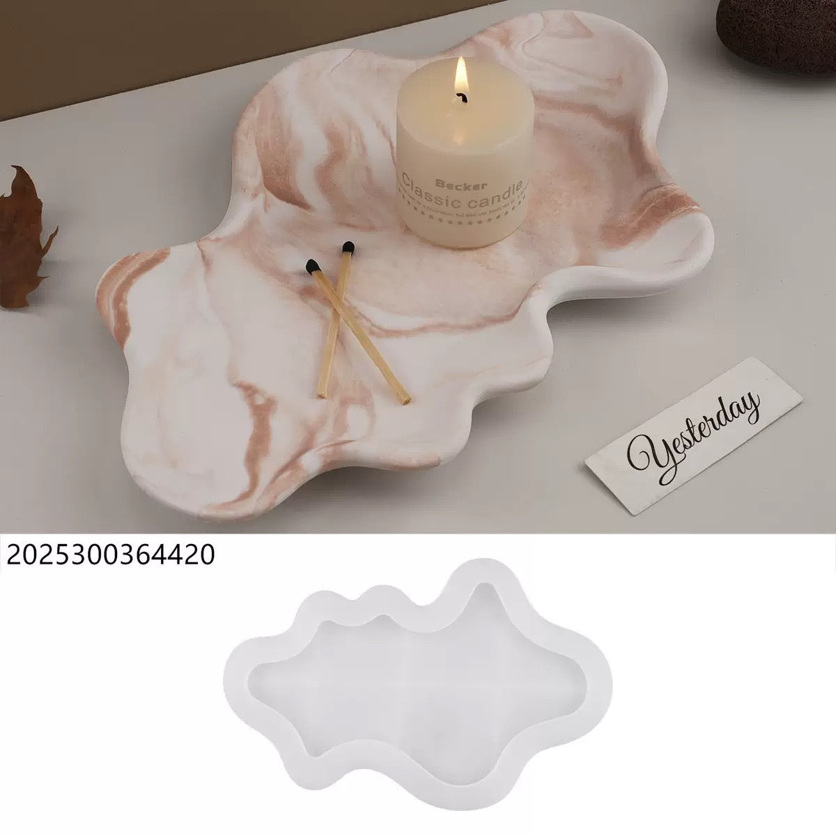 Irregular Tray Silicone Mold g010