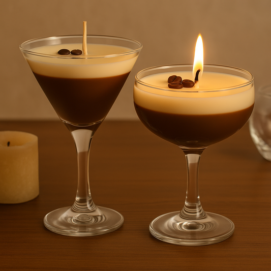 Cocktail Clear Candle Glass Jar (Empty Jar)