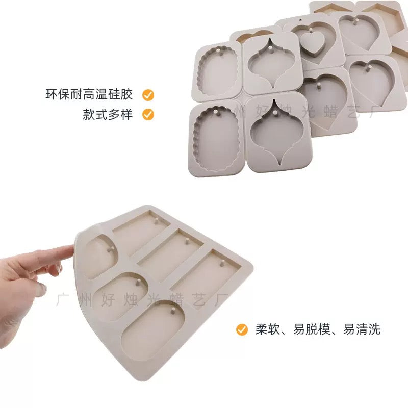 Aromatherapy Incense Hanging Wax/Gypsum Silicone Mold L03