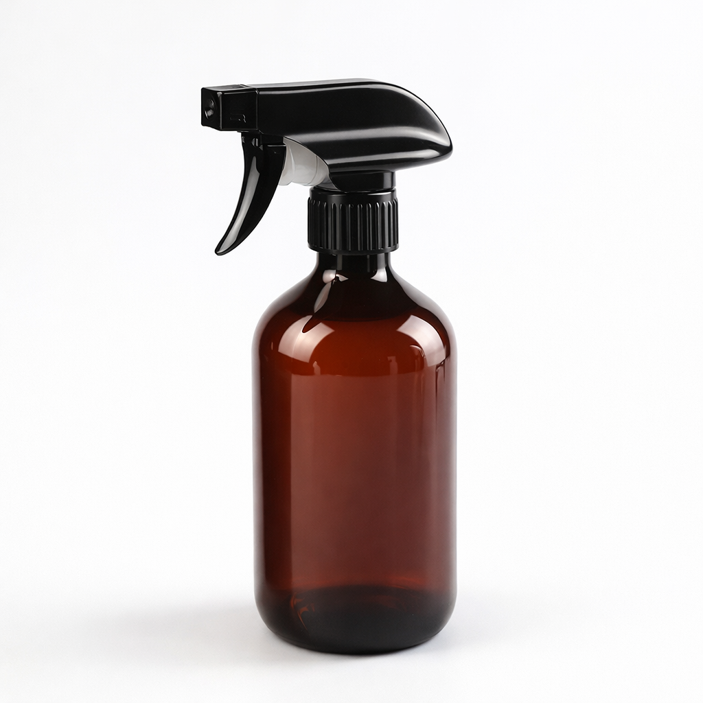 500ML Round Empty Plastic Spray Bottle. (Wide Trigger)
