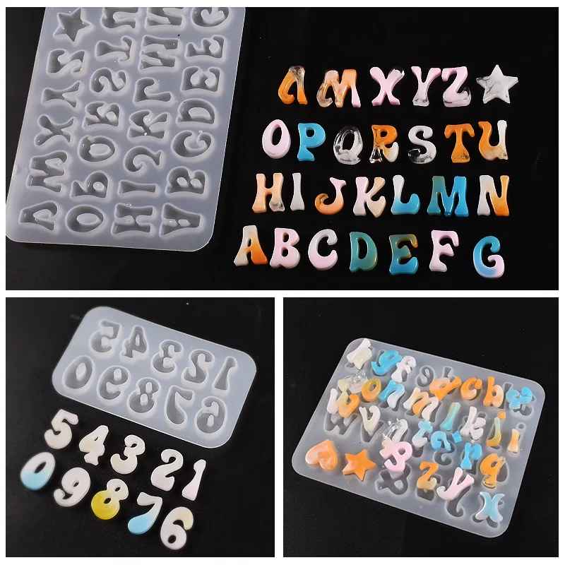 Mini Alphabet Silicone Mold a03
