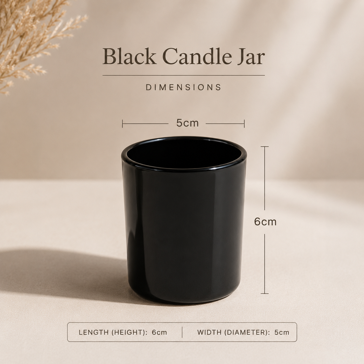 50ml Mini Candle Glass Jar