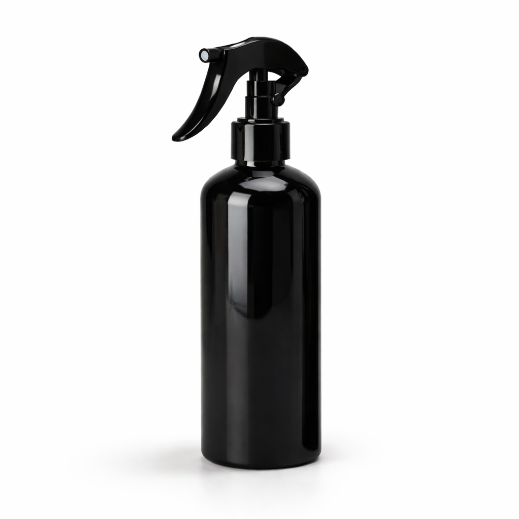 250ML/500ML Round Shoulder Empty Plastic Spray Bottle (Slim Trigger)