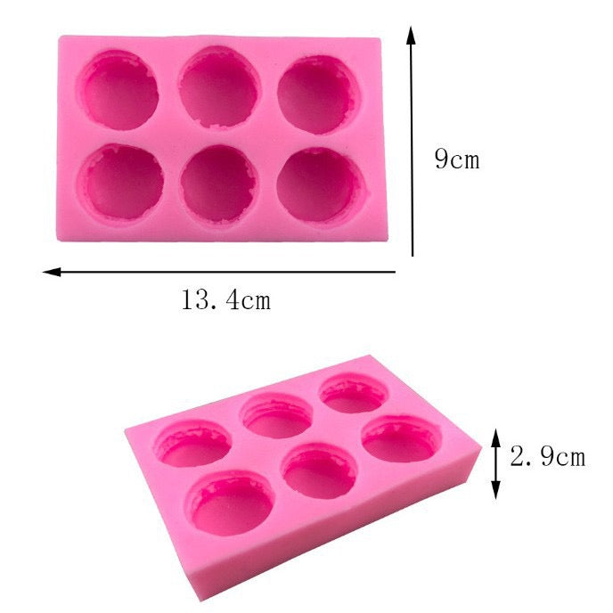 Macaron Dessert Candles Silicone Mold h011