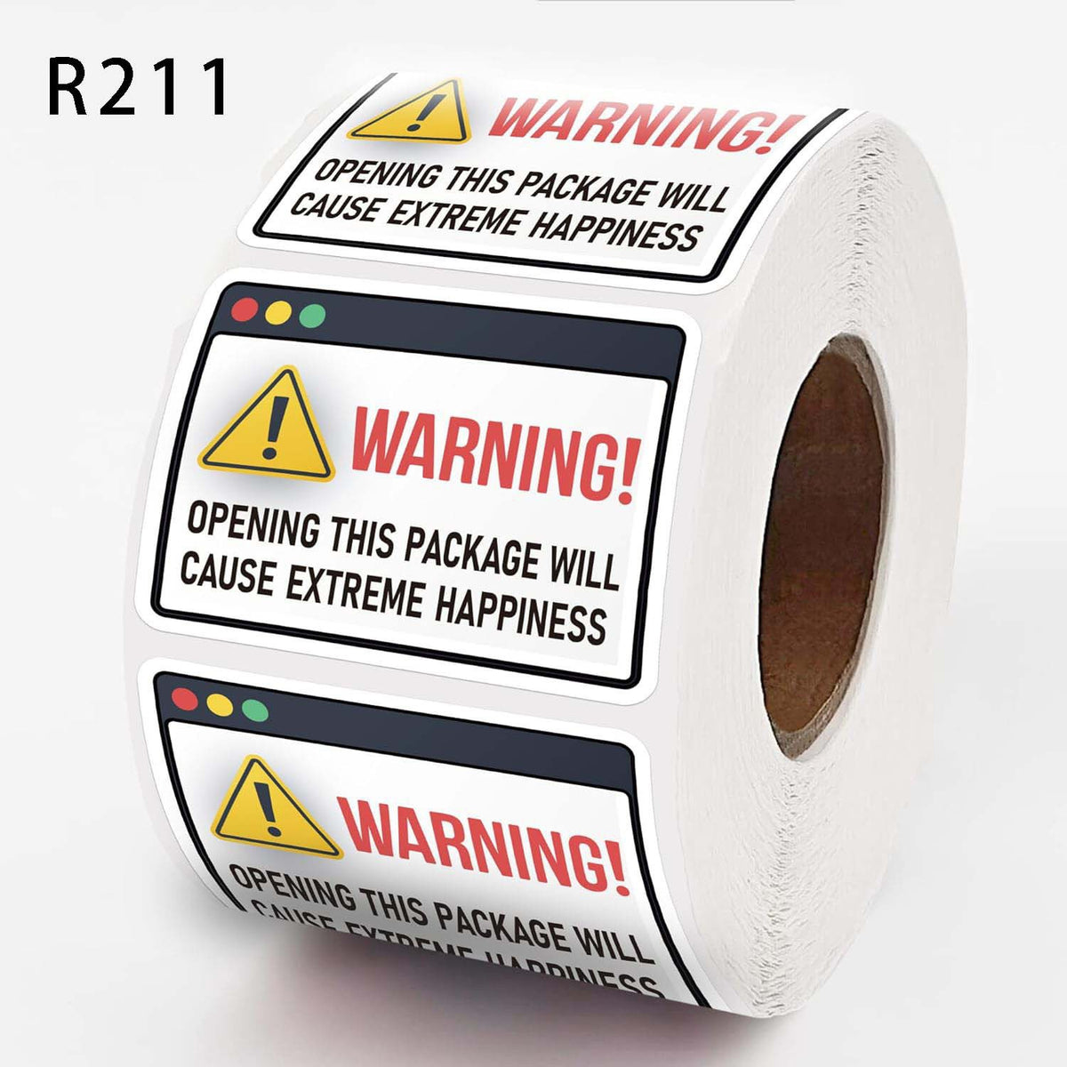 Extreme Happiness Warning Sealing Stickers