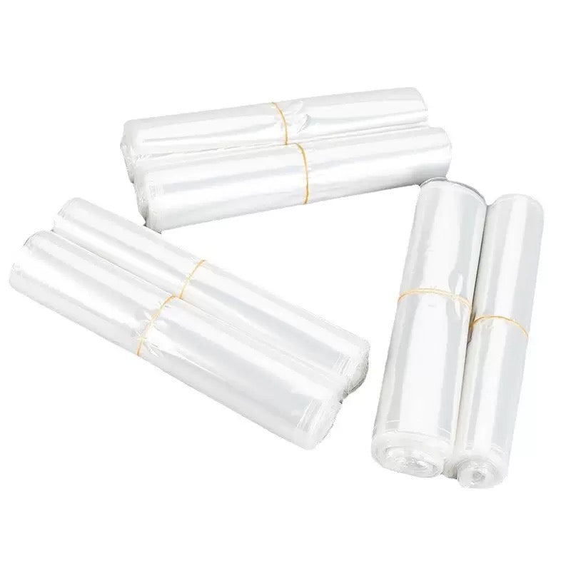 100pcs Transparent Heat Shrinkable Plastic Wrap j03