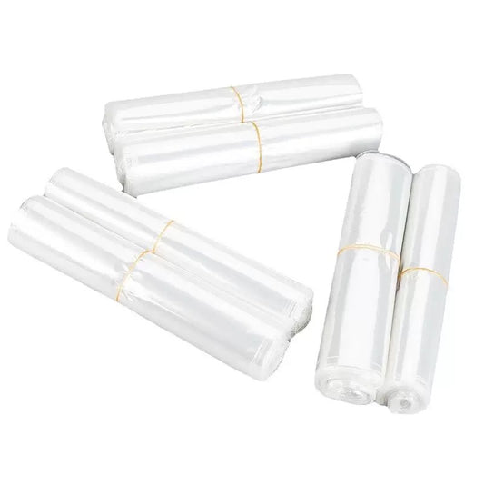 100pcs Transparent Heat Shrinkable Plastic Wrap j03